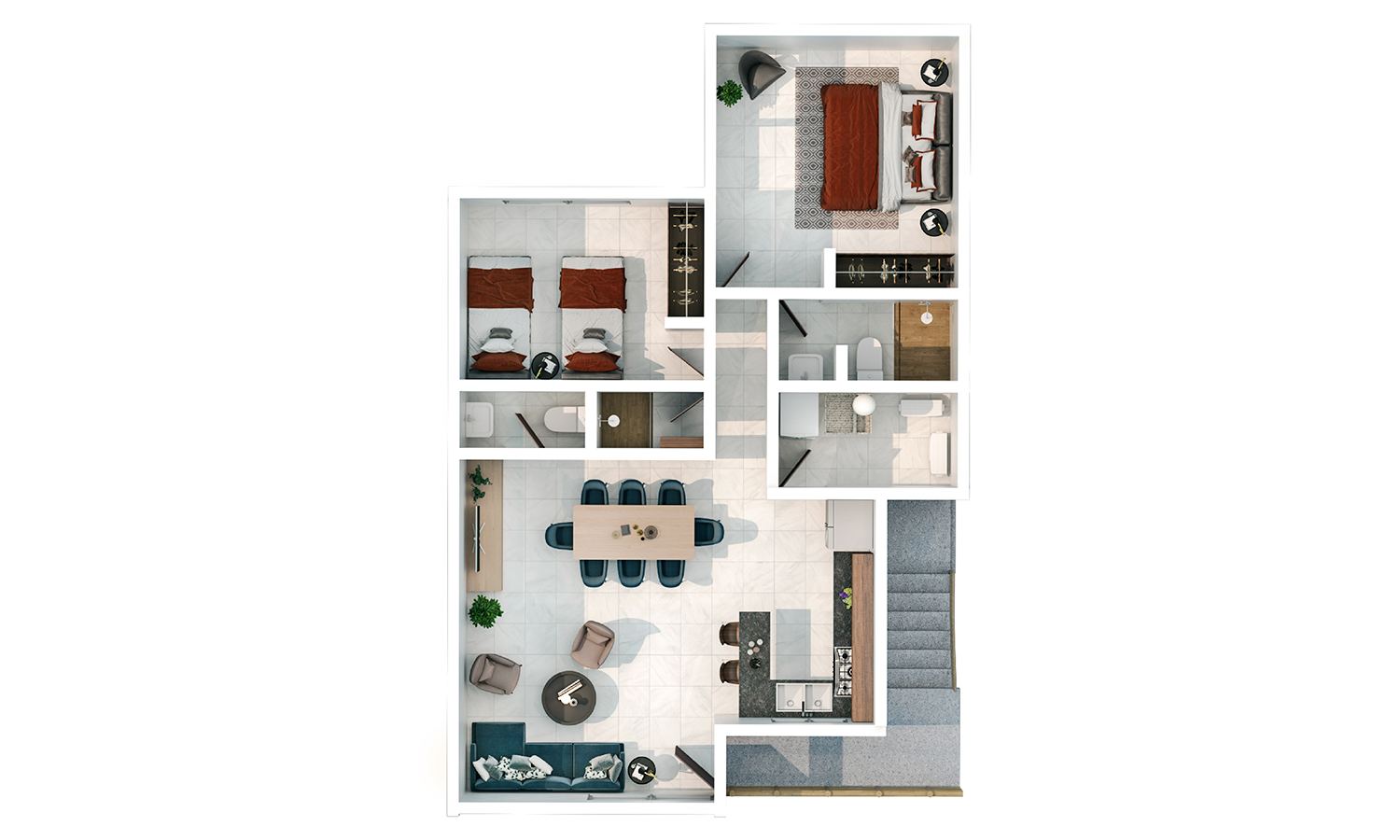 Coras Living, planta arquitectónica 1