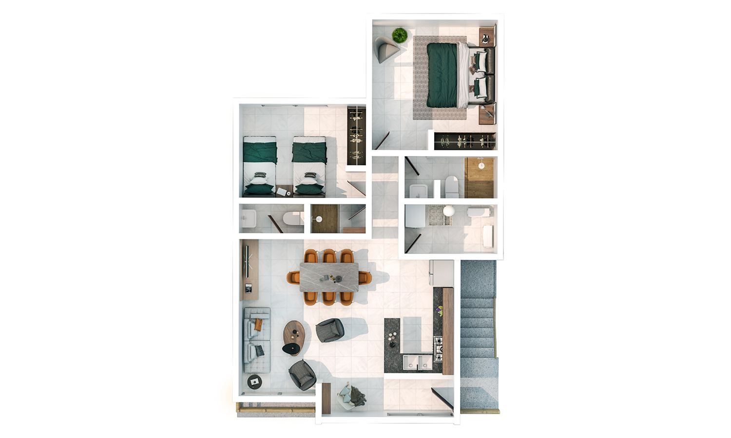 Coras Living, planta arquitectónica 2